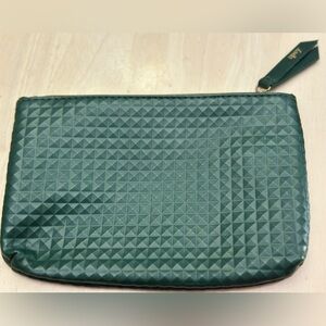Ipsy Green Geometric Glam Bag